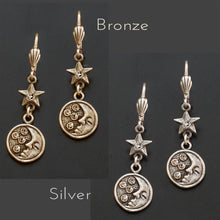 Load image into Gallery viewer, Moon &amp; Stars Earrings E1398 - Sweet Romance Wholesale