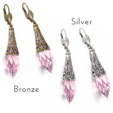 Load image into Gallery viewer, Crystal Prism Earrings E297 - Sweet Romance Wholesale