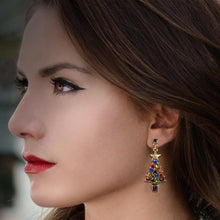Load image into Gallery viewer, Jewel Tree Christmas Crystal Earrings E354-JE - Sweet Romance Wholesale