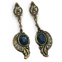 Load image into Gallery viewer, Victorian Curves and Crystal Earrings E416 - Sweet Romance Wholesale