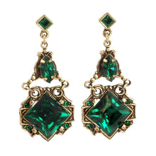 Load image into Gallery viewer, Art Deco Vintage Squares Earrings E540 - Sweet Romance Wholesale