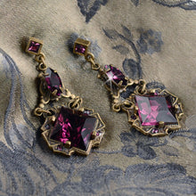 Load image into Gallery viewer, Art Deco Vintage Squares Earrings E540 - Sweet Romance Wholesale