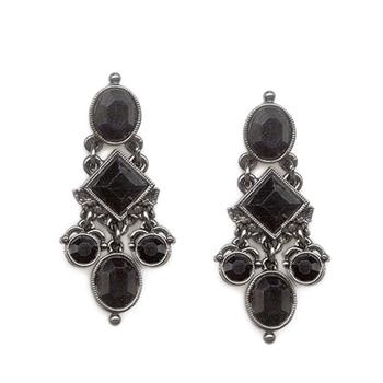 Gothic Crystal Drop Earrings - Sweet Romance Wholesale