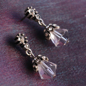 Pearl or Crystal Wedding Earrings - Sweet Romance Wholesale