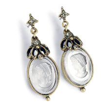 Load image into Gallery viewer, Atemis Intaglio Earrings E910 - Sweet Romance Wholesale