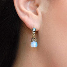 Load image into Gallery viewer, Iridescent Opaline Demi Earrings E926 - Sweet Romance Wholesale