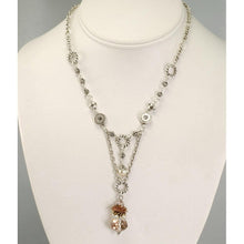 Load image into Gallery viewer, Crystal &amp; Pearls Drop Necklace N1021 - Sweet Romance Wholesale