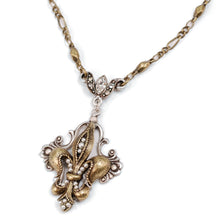 Load image into Gallery viewer, French Ritz Fleur De Lis Necklace - Sweet Romance Wholesale