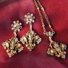 Load image into Gallery viewer, French Ritz Fleur De Lis Necklace - Sweet Romance Wholesale