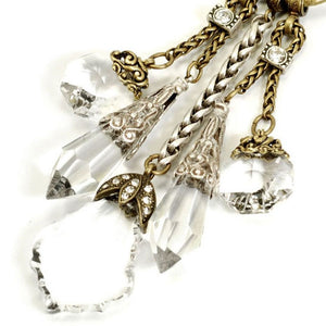 Crystal Elements Dangle Necklace N1125 - Sweet Romance Wholesale