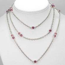Load image into Gallery viewer, Crystal Sparkle Chain Necklace N1153 - Sweet Romance Wholesale