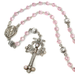 French Angel Rosary N1169 - Sweet Romance Wholesale