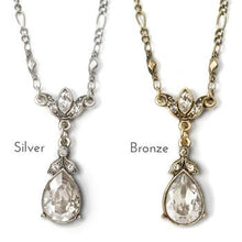 Load image into Gallery viewer, Crystal Pear Teardrop Necklace N1170 - Sweet Romance Wholesale