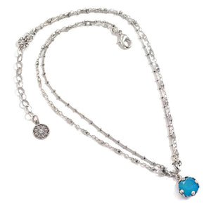 Cushion Cut Jewel Necklace and Earrings N1173-E1182-SET - Sweet Romance Wholesale