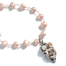 Load image into Gallery viewer, Baroque Pearl and Flower Necklace N1213 - Sweet Romance Wholesale