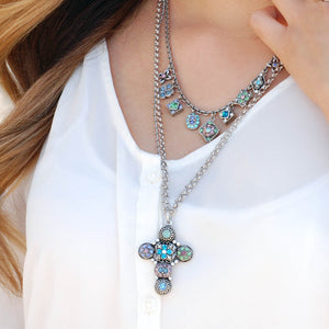 Etheria Cross Necklace - Sweet Romance Wholesale