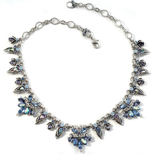 Retro 1950s Starlight Silver Necklace - Sweet Romance Wholesale