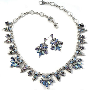 Retro 1950s Starlight Silver Necklace - Sweet Romance Wholesale