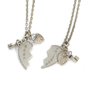 Best Friends: Set of 2 Necklaces N1239 - Sweet Romance Wholesale