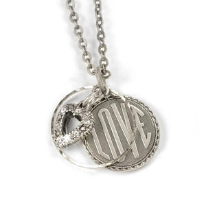 Love Coin Pendant Necklace N1240 - Sweet Romance Wholesale