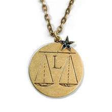 Load image into Gallery viewer, Retro Zodiac Coin Pendant Necklaces N1245 - Sweet Romance Wholesale