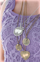 Load image into Gallery viewer, Our Hearts Beat as One Pendant Necklace N1248 - Sweet Romance Wholesale