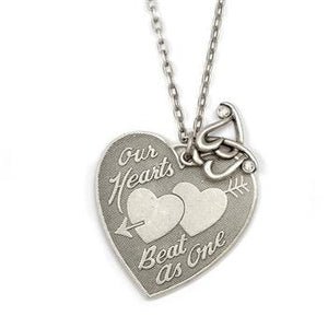 Our Hearts Beat as One Pendant Necklace N1248 - Sweet Romance Wholesale
