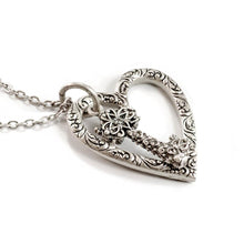 Load image into Gallery viewer, Heart &amp; Key Necklace N1253 - Sweet Romance Wholesale
