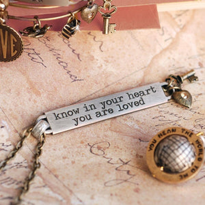 Inspirational Message Bar Necklaces N1254-65 - Sweet Romance Wholesale