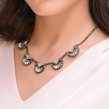 Load image into Gallery viewer, Art Deco Aurora Scallop Shell Ocean Necklace N1267 - Sweet Romance Wholesale
