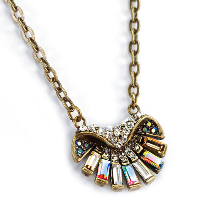 Art Deco Aurora Shell Ocean Necklace & Earring Set - Sweet Romance Wholesale