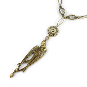 Vintage Swallow Bird Necklace N1290 - Sweet Romance Wholesale