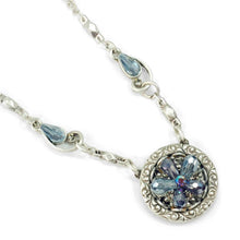 Load image into Gallery viewer, Rosarita Ocean Flower Crystal Pendant Necklace N1301 - Sweet Romance Wholesale
