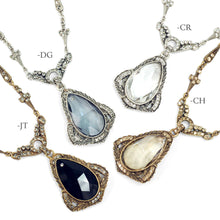 Load image into Gallery viewer, Art Deco Prism Teardrop Wedding Necklace N1309 - Sweet Romance Wholesale
