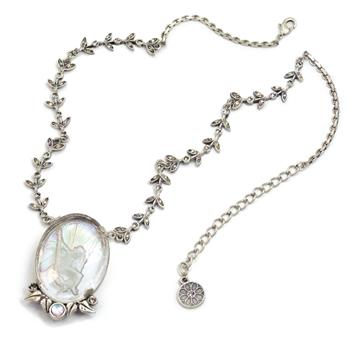 La Belle Epoch Vintage Fairy Intaglio Necklace N1310-SIL - Sweet Romance Wholesale