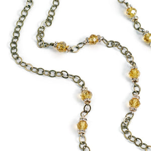 Crystal Beaded Necklace N1325 - Sweet Romance Wholesale
