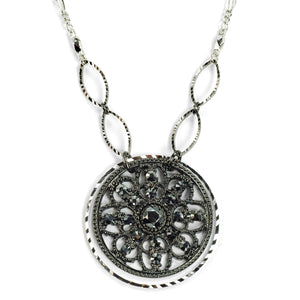 Window to the Soul Vintage Medallion Necklace N1338 - Sweet Romance Wholesale
