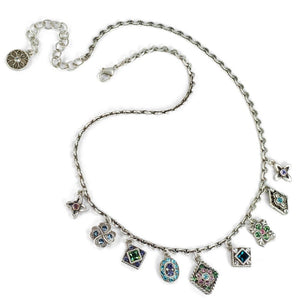 Geometric Dainty Charm Necklace N1340 - Sweet Romance Wholesale