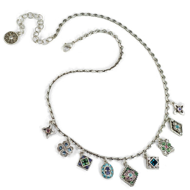 Victorian Etheria Emblem Charm Necklace N1340 - Sweet Romance Wholesale