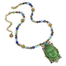 Load image into Gallery viewer, Tranquility Vintage Glass Buddha Necklace N1346 - Sweet Romance Wholesale