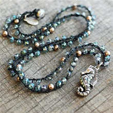 Load image into Gallery viewer, Boho Beaded Seahorse Necklace N1366 - Sweet Romance Wholesale