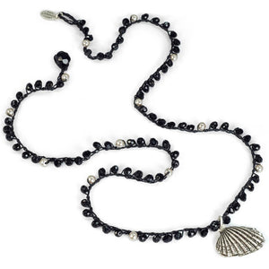 Hermosa Beach beads Seashell Necklace N1367 - Sweet Romance Wholesale