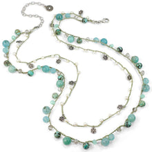 Load image into Gallery viewer, Cancun Dbl Strand- Gem Blues N1373 - Sweet Romance Wholesale