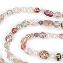 Load image into Gallery viewer, Long Pink Gemstone Beaded Necklace N1374-PA - Sweet Romance Wholesale