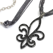 Load image into Gallery viewer, Twilight Fleur di Lis Necklace - Sweet Romance Wholesale