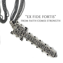 Load image into Gallery viewer, Ex Fide Fortis - From Faith, Strength - Necklace - Sweet Romance Wholesale