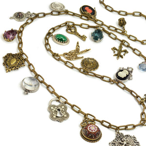 Vintage Curiosity Necklace N1434 - Sweet Romance Wholesale