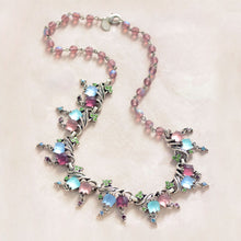 Load image into Gallery viewer, Pastel Satin Tulips Necklace N144 - Sweet Romance Wholesale