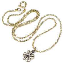 Load image into Gallery viewer, Tiny Clover Charm Necklace N1447 - Sweet Romance Wholesale