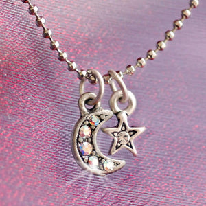Tiny Charm Necklaces - Silver - Sweet Romance Wholesale